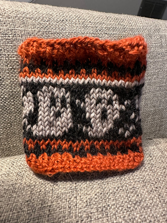 Spooky Snuggles: Ghostly Knitted Cup Warmer